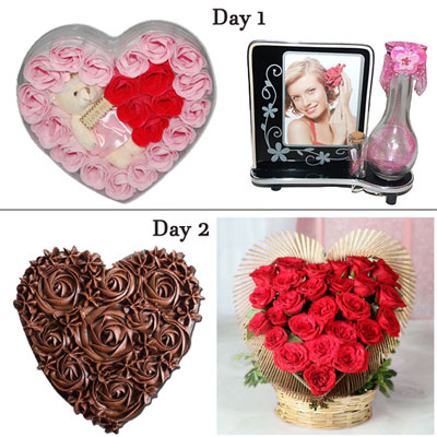 "Valentine Whisper (Multi day Hamper ) - Click here to View more details about this Product